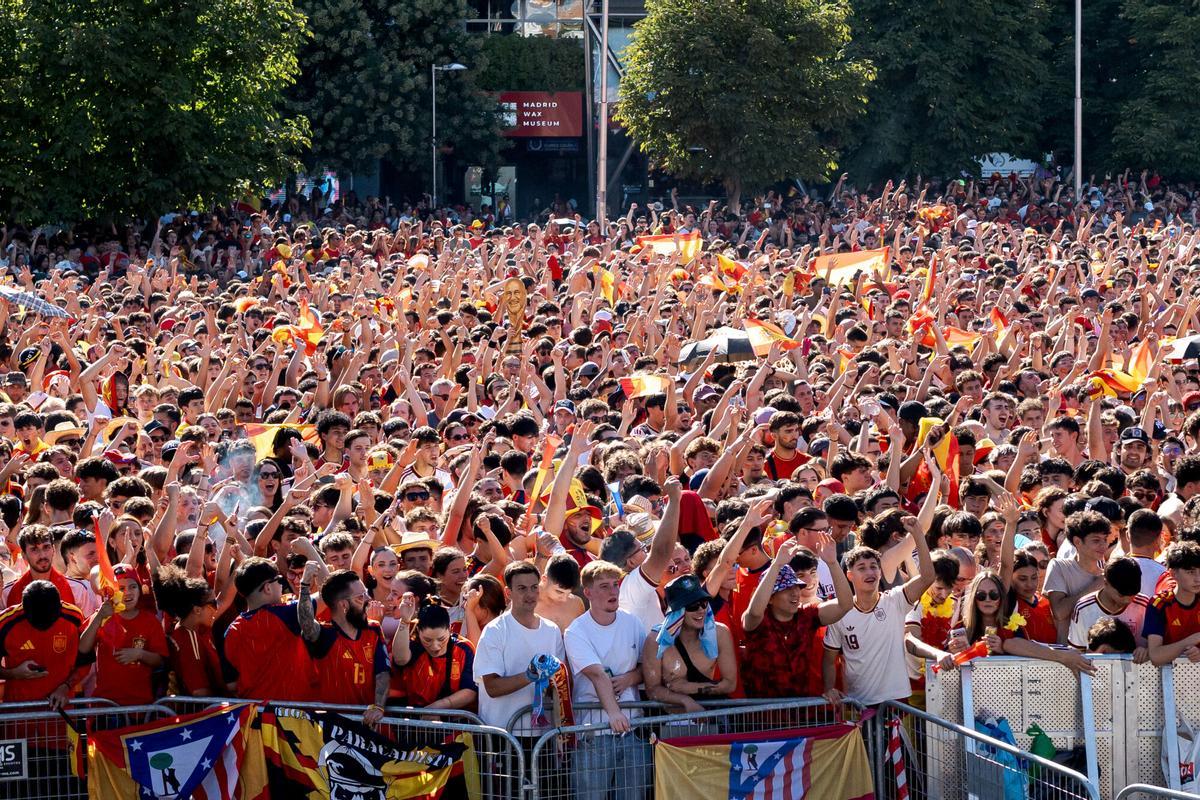 Madrid sigue la final del Mundial 2026 entre España y Argentina. Madrid sigue la final del Mundial 2026 entre España y Argentina.