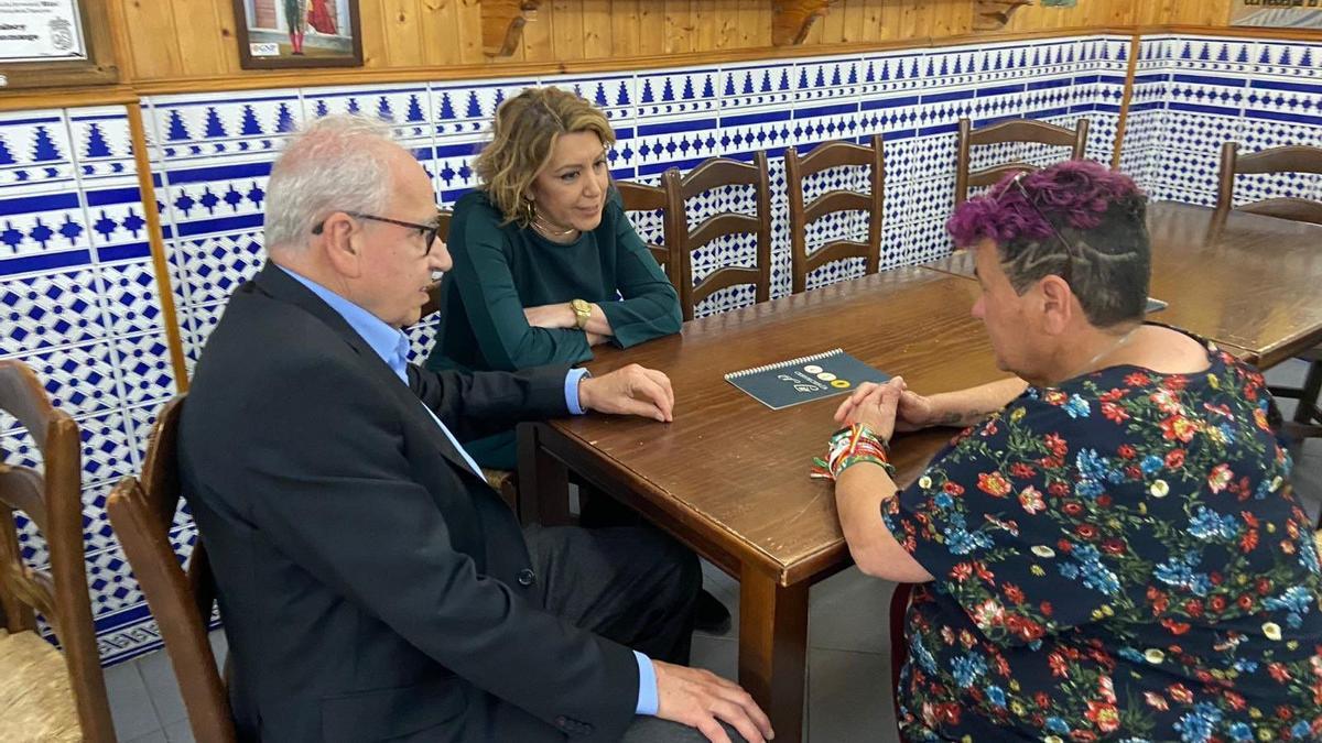 Susana Díaz y Alfonso Guerra.