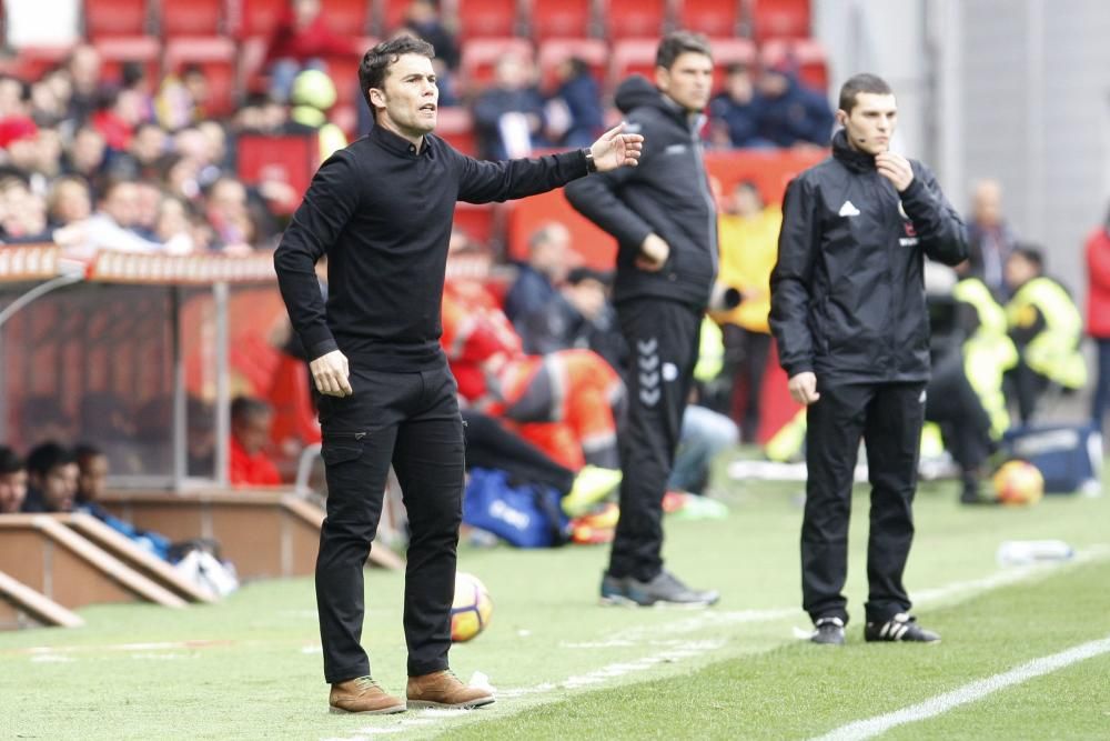 El partido entre el Sporting y el Alavés, en imágenes