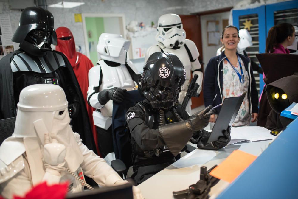 Los personajes de Star Wars visitan La Candelaria