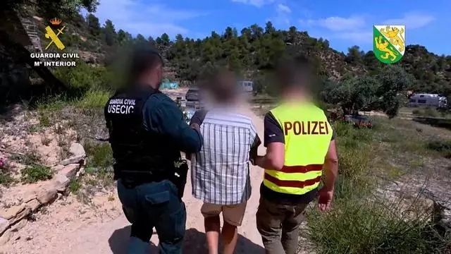 La Guardia Civil detiene a un ciudadano suizo que se escondía en un pueblo de Tarragona por el presunto asesinato de su pareja