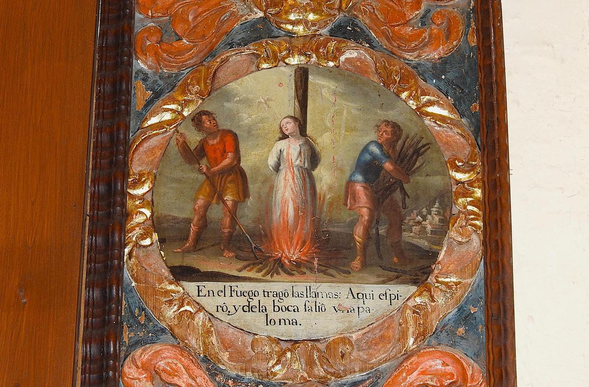 El martirio de Santa Olaya se esconde en la colegiata San Juan Bautista de Gijón (en imágenes) El martirio de Santa Olaya se esconde en la colegiata San Juan Bautista de Gijón (en imágenes)