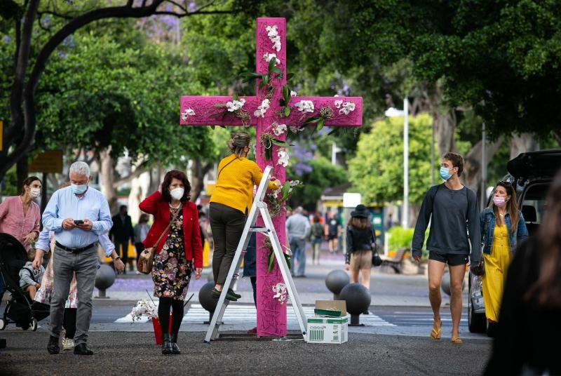 Previa de festividad de la Cruz en Santa Cruz de Tenerife