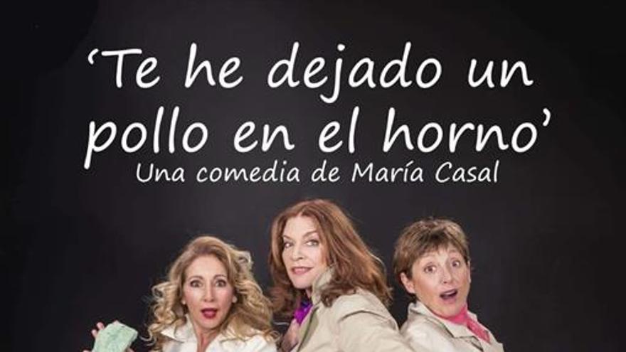 teatro con una comedia de maría casal, el 6 de octubre