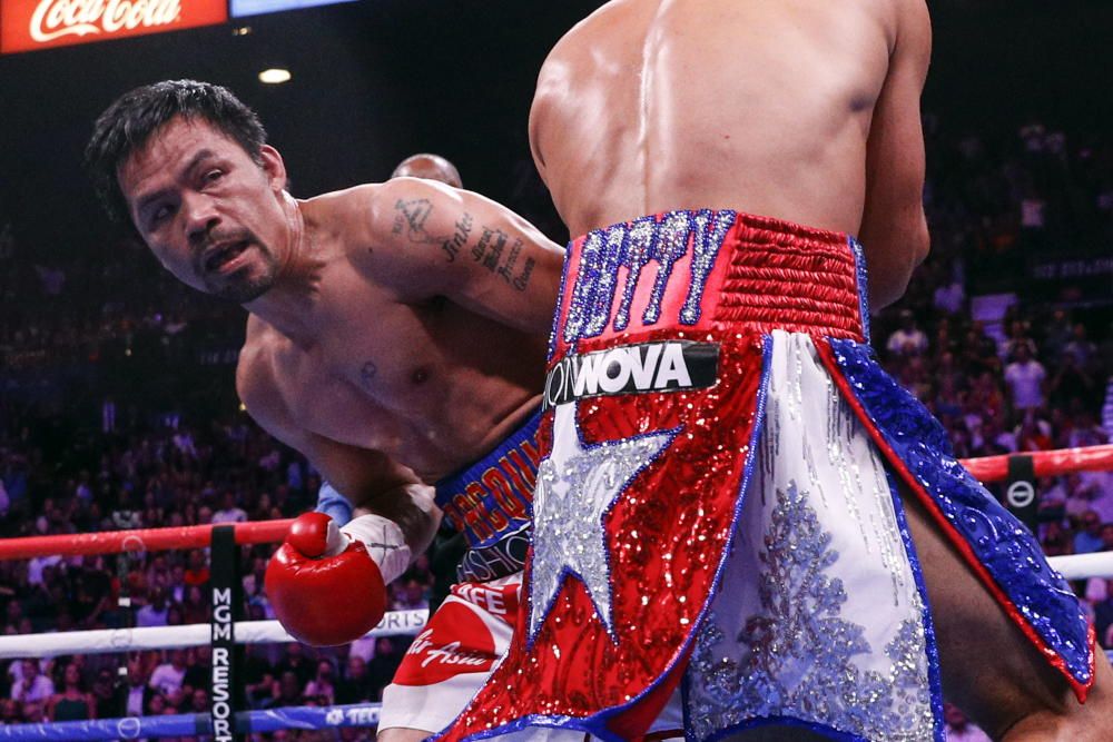 Pacquiao, campeón del mundo ante Keith Thurman