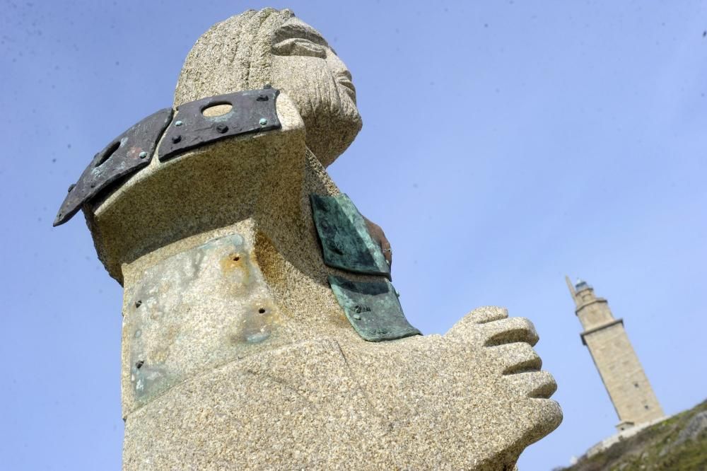 Esculturas del parque de la Torre pierden piezas