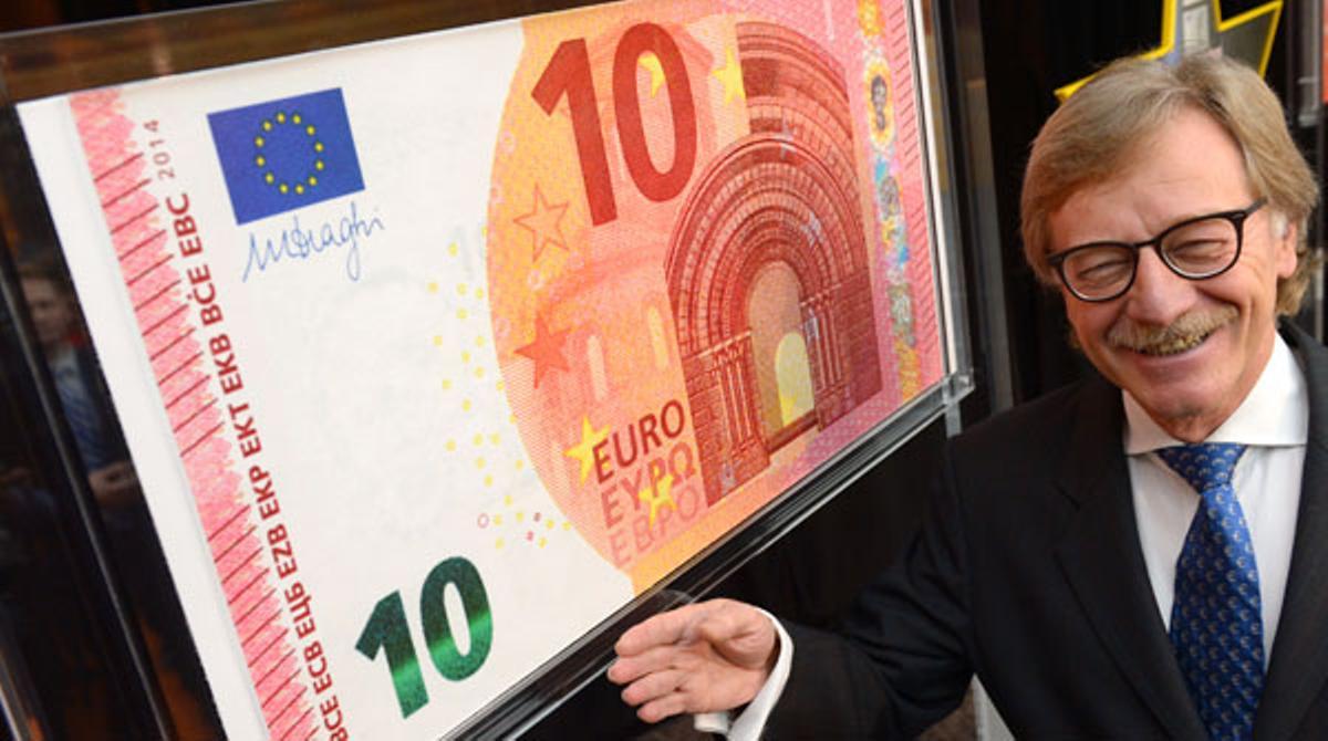 El nou bitllet de 10 € començarà a circular el 23 de setembre.