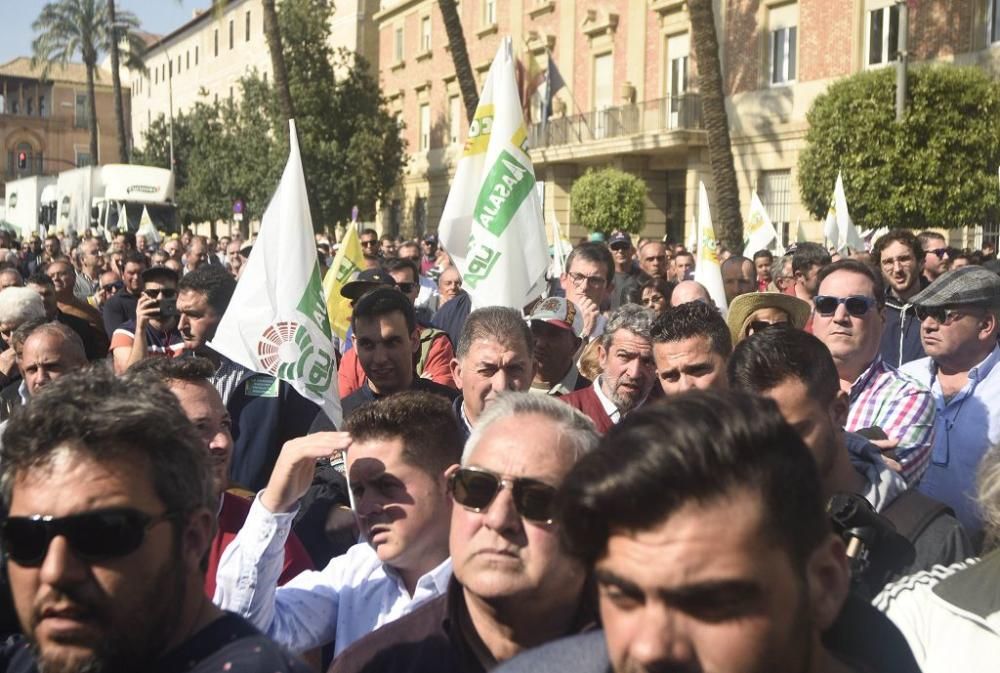 Así ha sido la manifestación de los agricultores en Murcia (II)