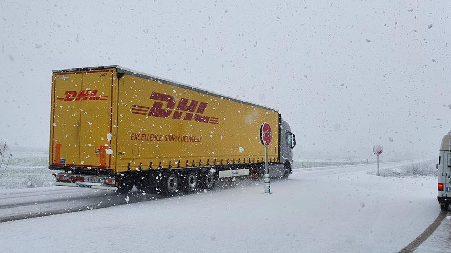 Retenciones por la nieve en Bocairent