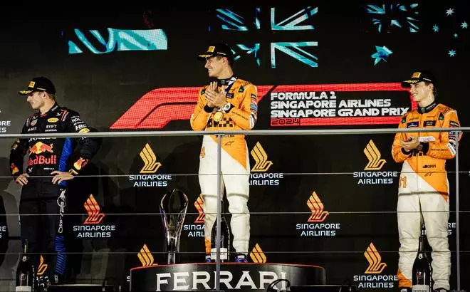 El GP de Singapur de Fórmula 1, en imágenes