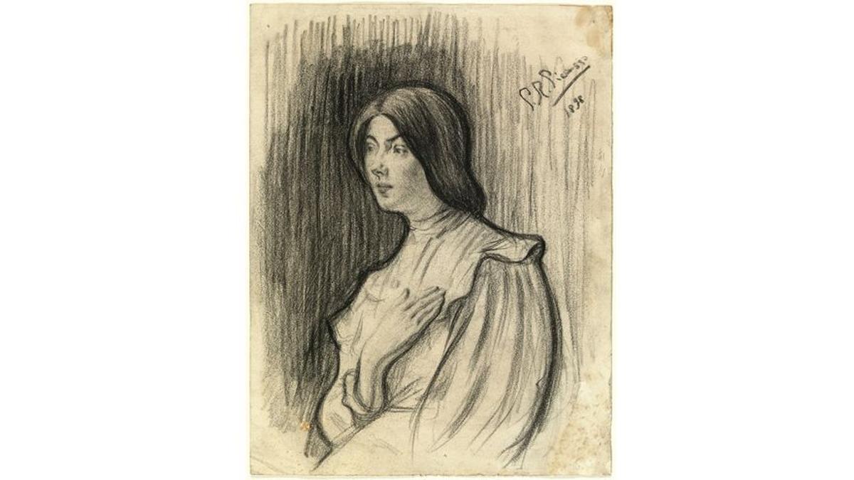 Retrato de Picasso de su hermana Lola, de 1898.
