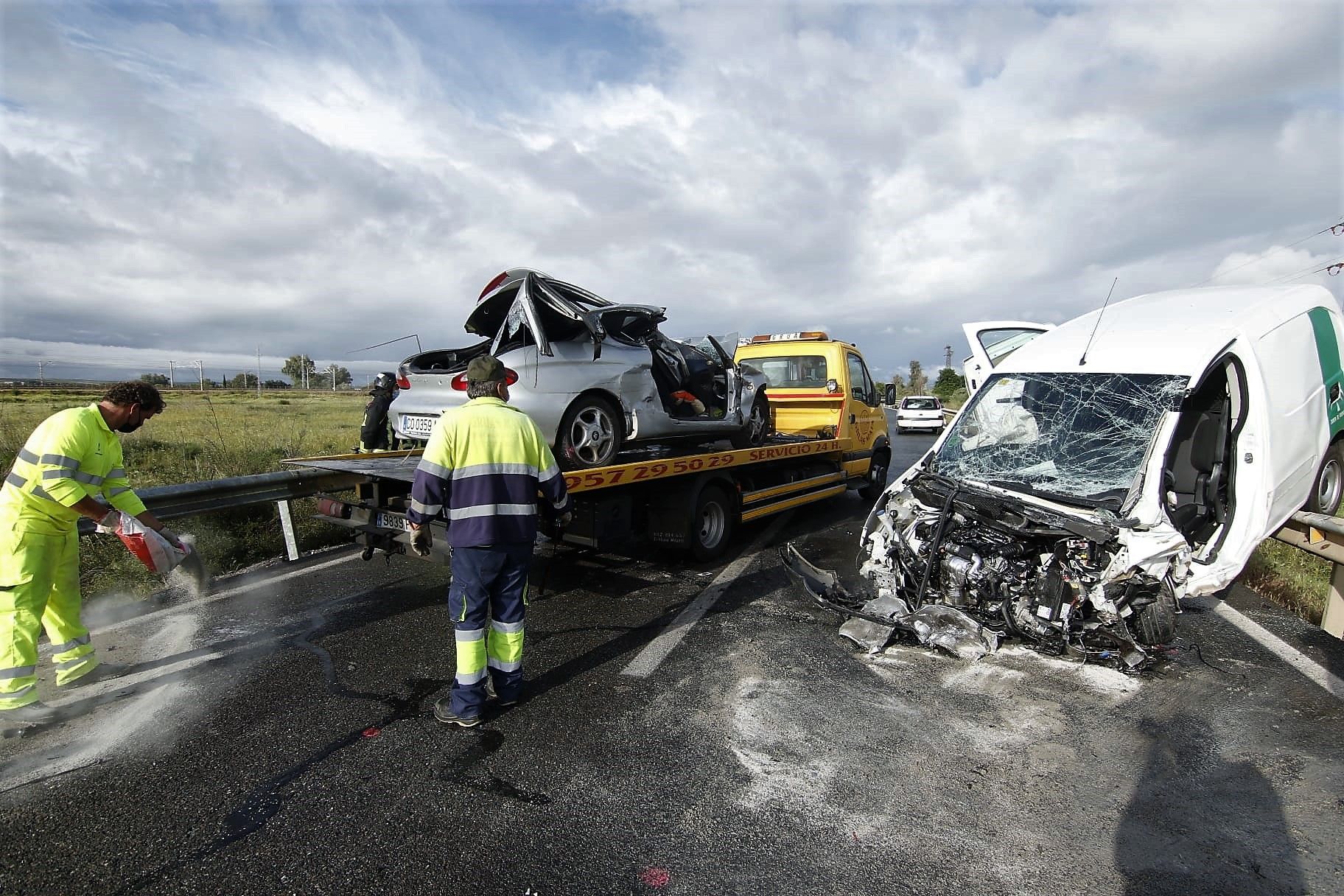 Accidente múltiple con un fallecido y varios heridos en la carretera de Villarrubia