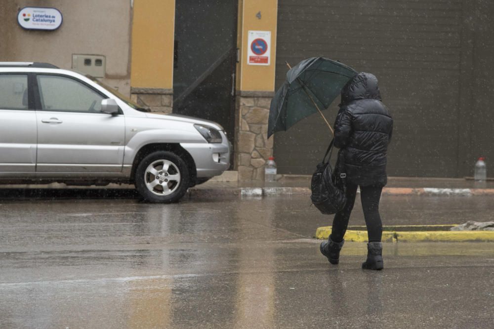 Dimarts de pluja a la Catalunya Central amb el pas de la borrasca Glòria