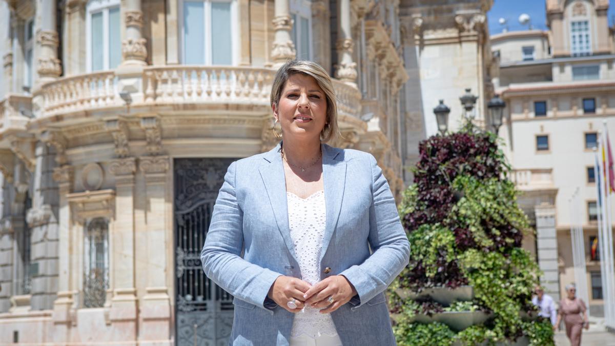 Noelia Arroyo, candidata del PP a las elecciones municipales y alcaldesa de Cartagena.