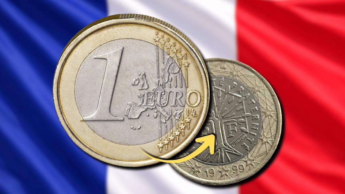 Primera moneda de 1 euro francesa de 1999