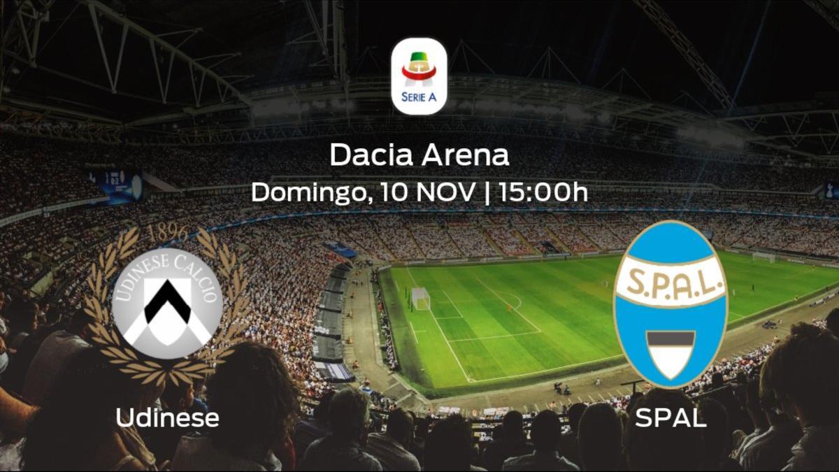 Previa del partido: el Udinese recibe en su feudo al SPAL