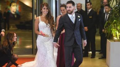 El baile nupcial de Leo Messi y Antonela Roccuzzo a ritmo de cumbia