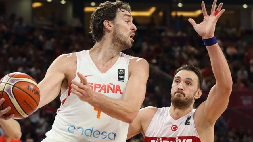 Pau Gasol en el partido del domingo.