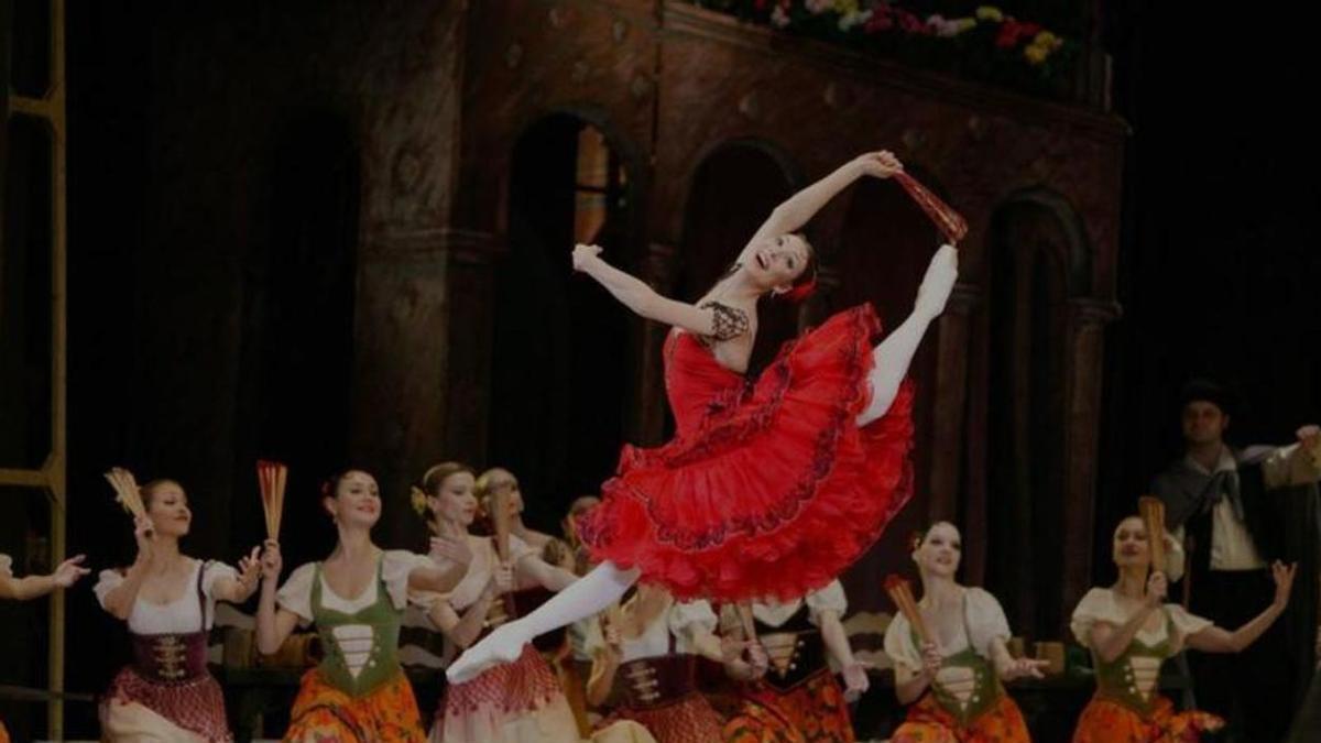 Una imagen de la puesta en escena de 'Don Quijote' del Bolshói