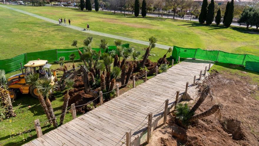 Comienza la remodelación de la zona verde de la cuesta de El Batel de Cartagena