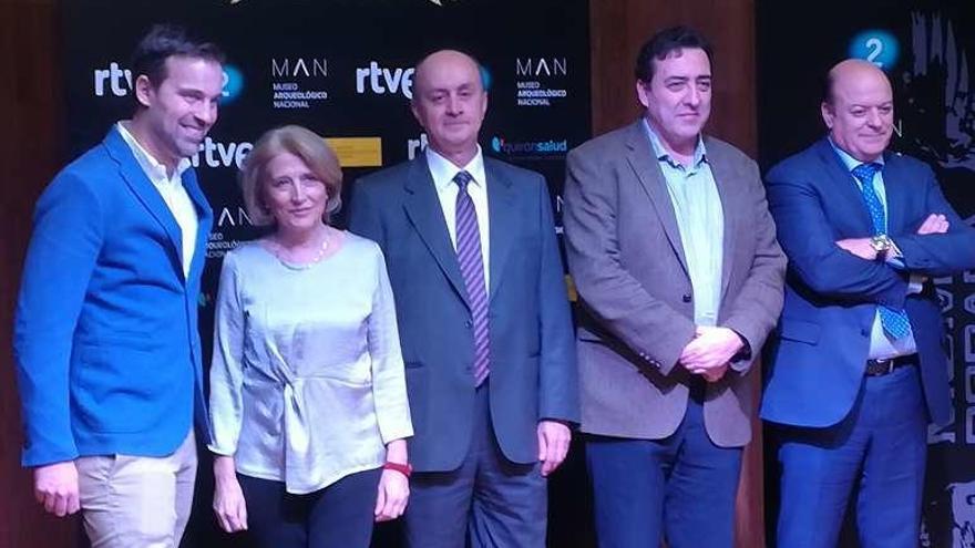 Presentación del documental, ayer, en Madrid.