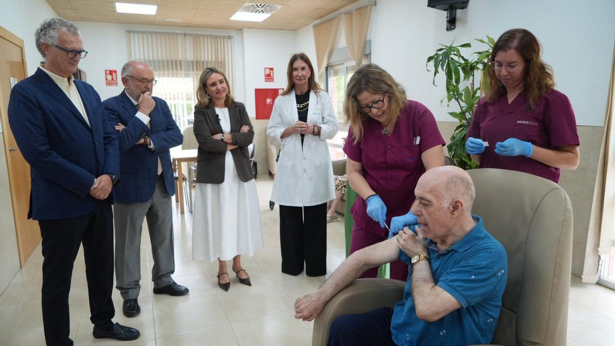 Visita este miércoles a la residencia Virgen del Valle de El Palmar.