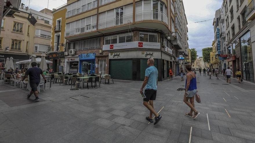 Hostelería y parte del comercio de Elche apoyan las terrazas en la Corredora frente al rechazo de la oposición