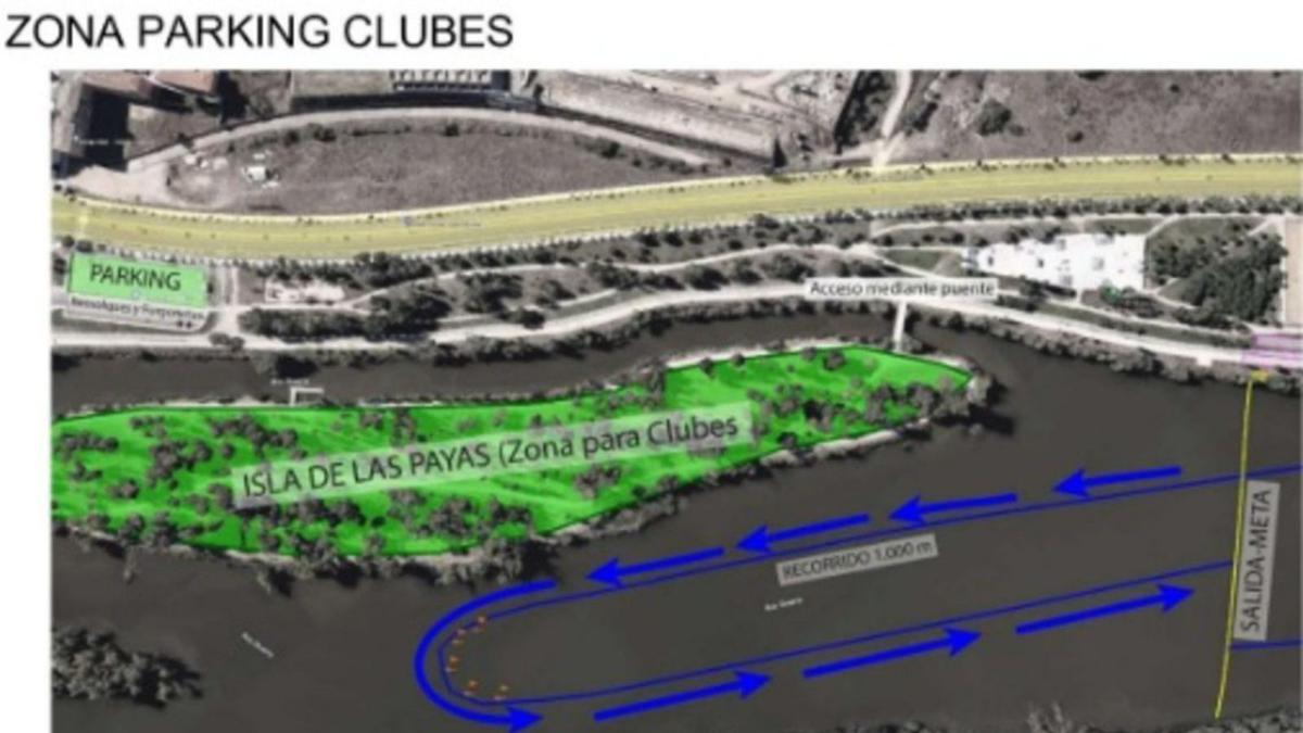 Diseño del circuito y zona para clubes. | Cedida