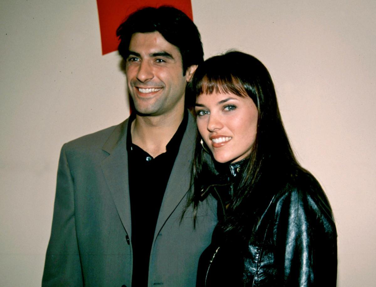 Jorge Fernández con la modelo Helen Lindes