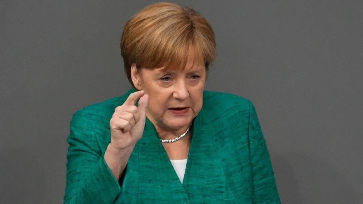 La cancillera alemana, Angela Merkel.