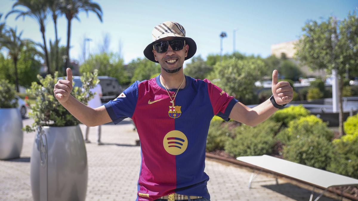 El flow de Lamine bailando con su padre Mounir