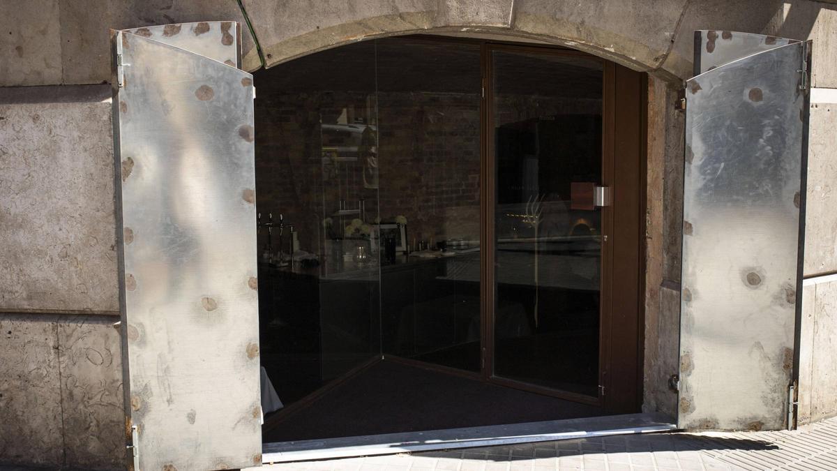 La entrada del restaurante Franca.