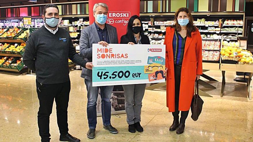 Eroski recauda 45.500 euros con la campaña &#039;Mide sonrisas&#039;