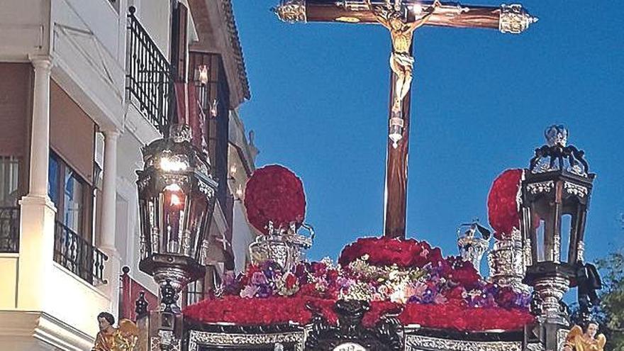 Cristo de la Salud en el Viernes Santo de Aguilar de la Frontera.