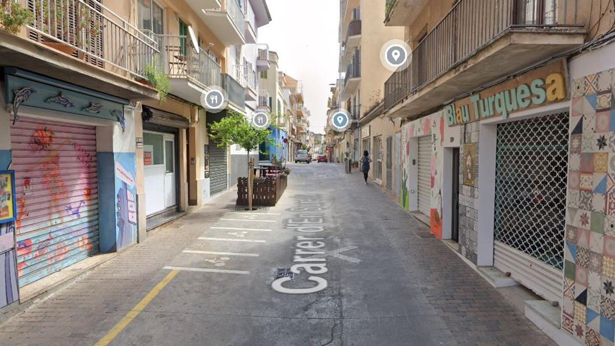 El desahucio se ha producido en este tramo de la calle d'en Sureda de Porto Cristo.