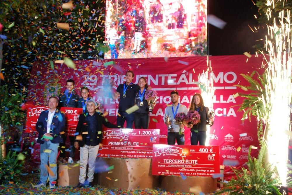 Entrega de premios del Triatlón de Fuente Álamo