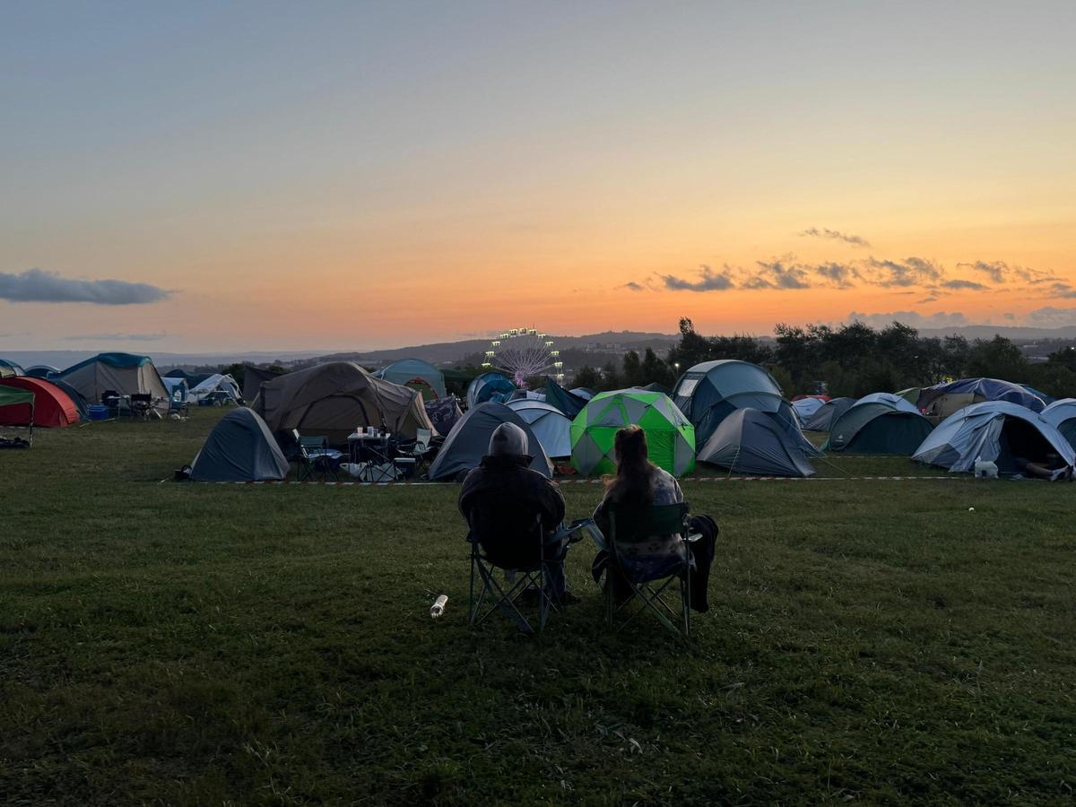 El camping es casi como vivir otro festival dentro del festival