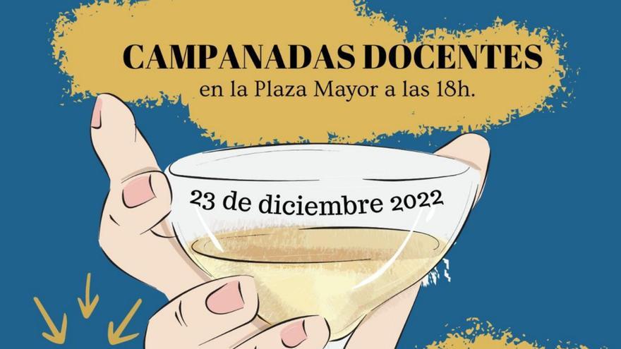 Las Campanadas Docentes de Direcmur, el viernes a las 18.00 en la Plaza Mayor de Murcia