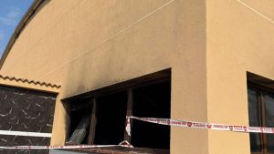 Piera, en estat de xoc després de l’incendi que va arrasar la mesquita