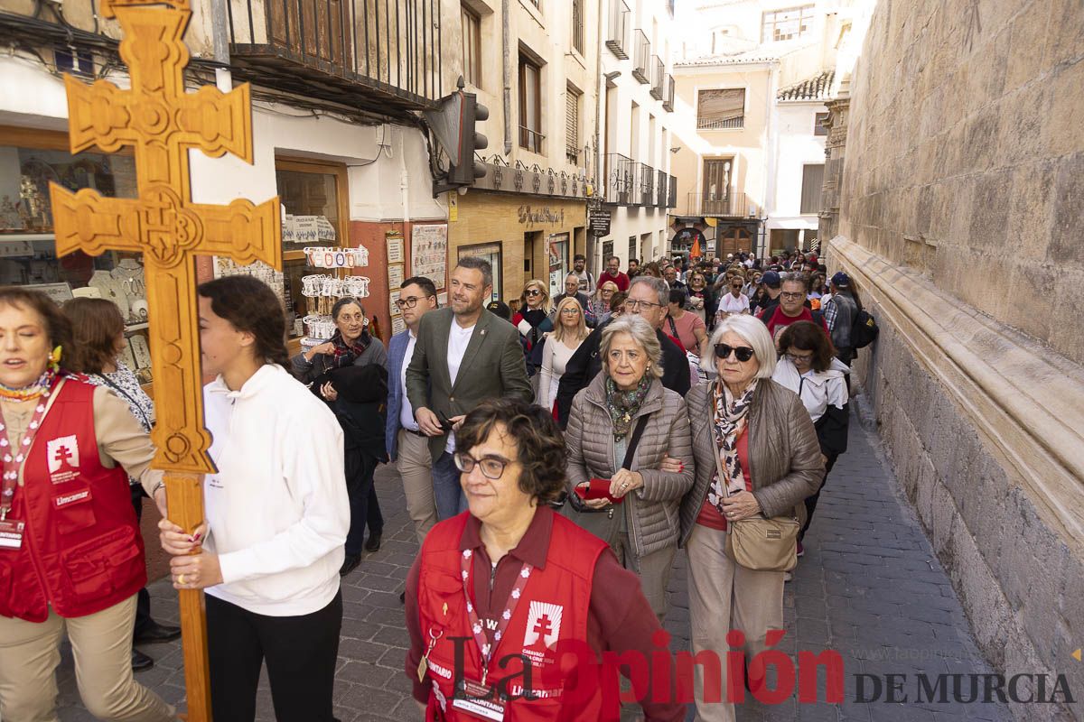 La vicaría de Cartagena, la UCAM, junto a asociaciones y peregrinos de toda España se ponen a los pies de la Vera Cruz