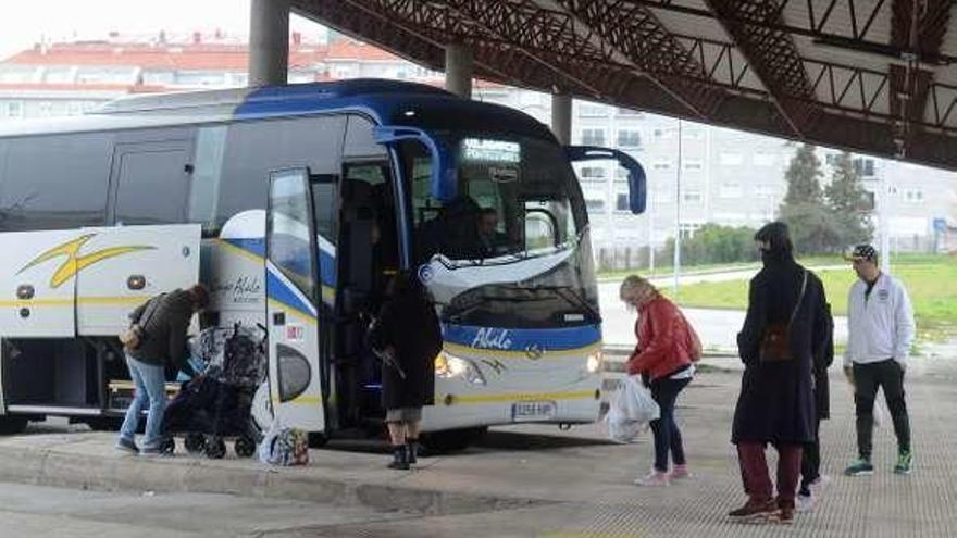 La estación de autobuses de Vilagarcía. // Noé Parga