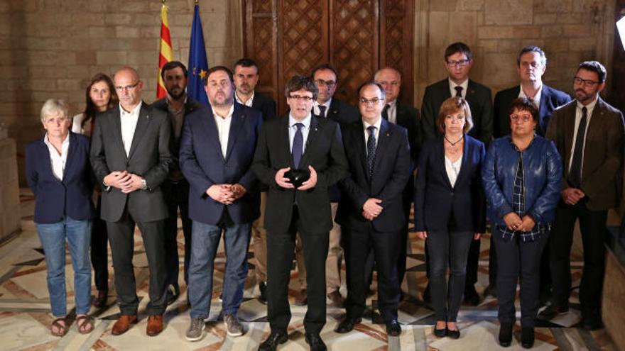 Puigdemont reúne a su Govern tras sugerir que declarará la independencia