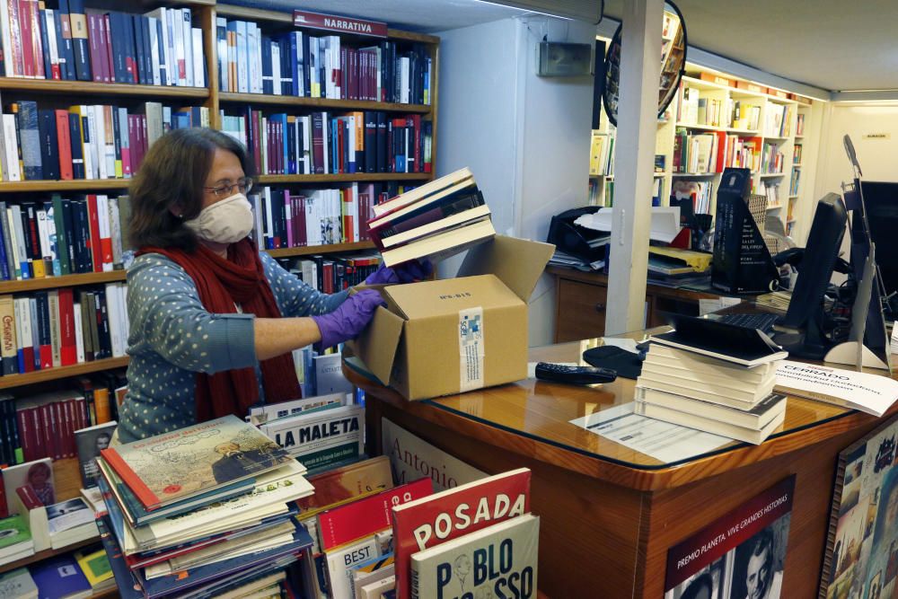 Apertura de librerías en Málaga con la fase 0.