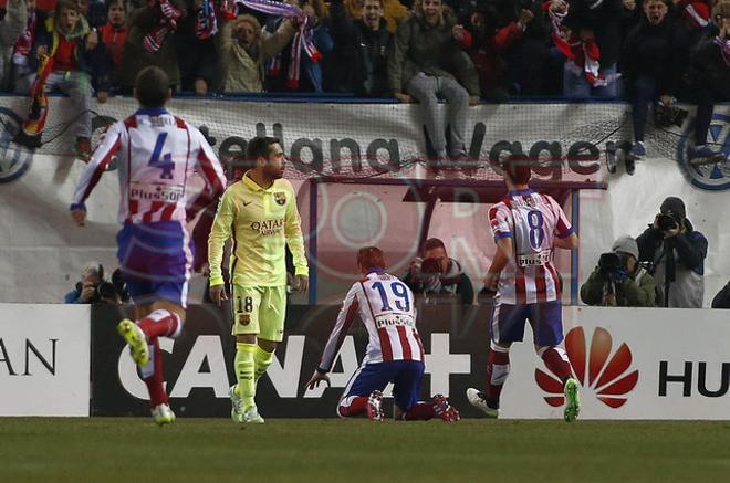 CUARTOS DE FINAL COPA DEL REY. ATLÉTICO DE MADRID 2- FCBARCELONA 3