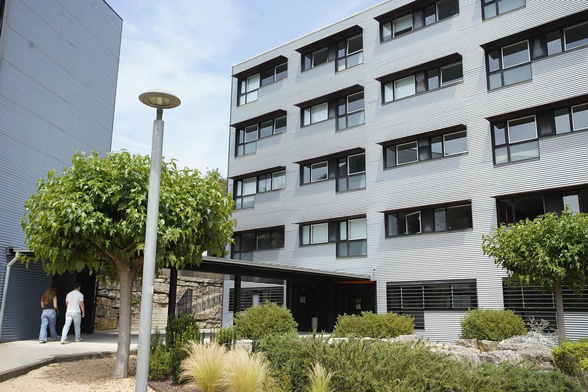 Exterior de la residència universitària Unihabit de Girona.