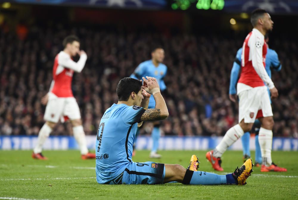 Las mejores imágenes del partido de Champions entre el Arsenal y el Barcelona.