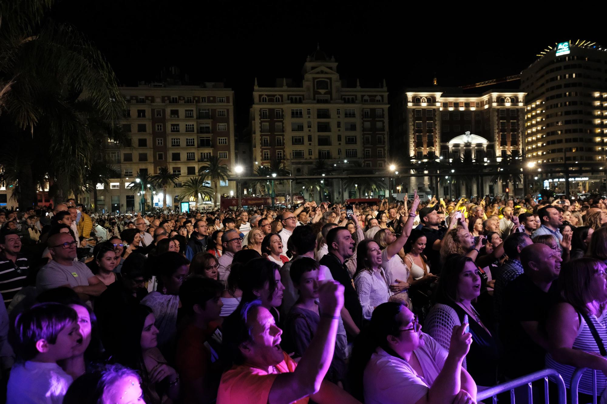 Una imagen de la Noche en Blanco de Málaga.