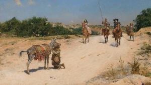 El encuentro del rucio, de José Moreno Carbonero.
