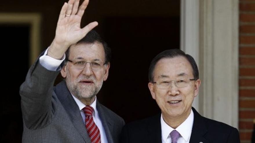 Rajoy se reúne con Ban Ki-Moon