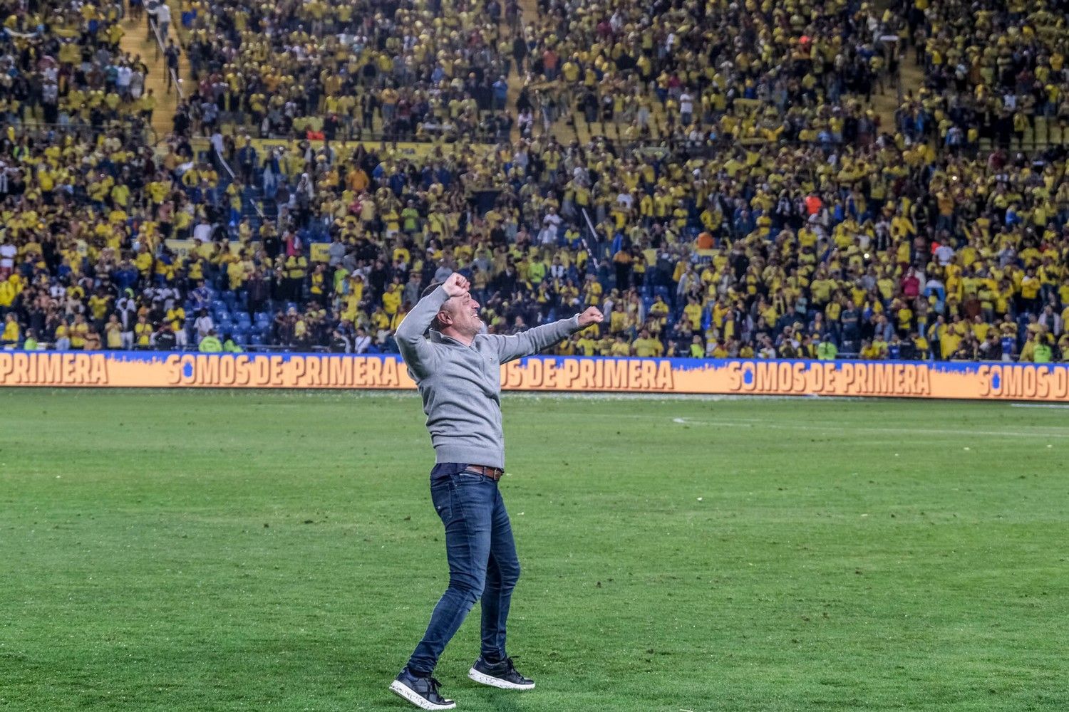 Ascenso de la UD Las Palmas, la celebración en el Estadio de Gran Canaria